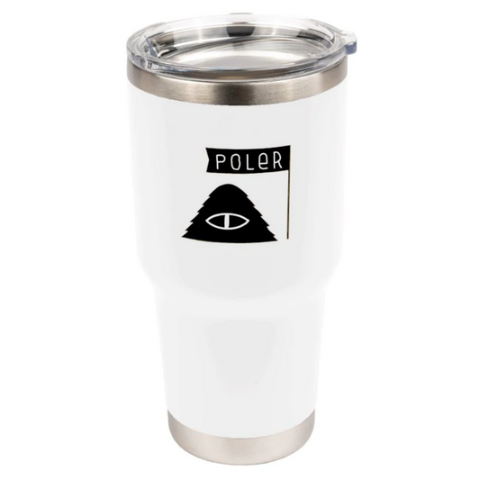 POLER Stainless Steel Insulated Tumbler 887ml White **Limited Stock**