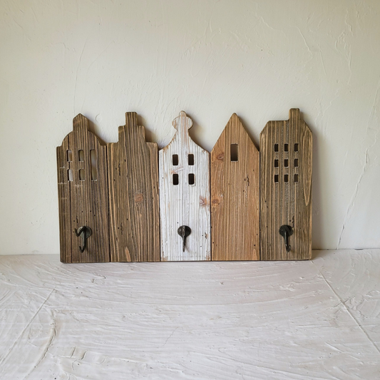 MARTHA'S VINEYARD Dutch Houses  Wall Hook - Small