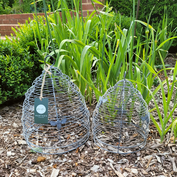 MARTHA'S VINEYARD Beehive Wire Round Cloche - Set of 2