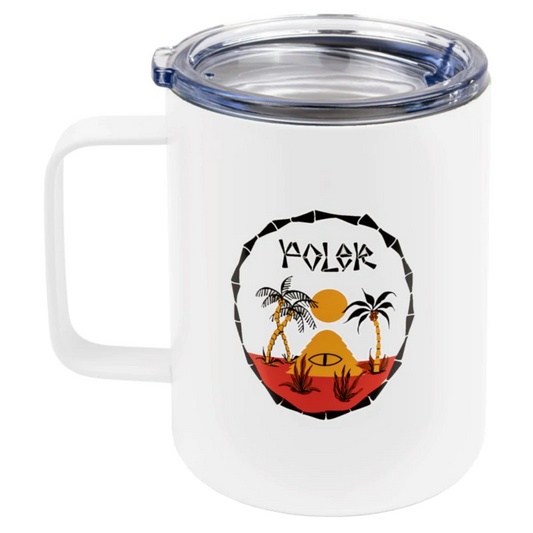 POLER Insulated Mug 350ml White **Limited Stock**