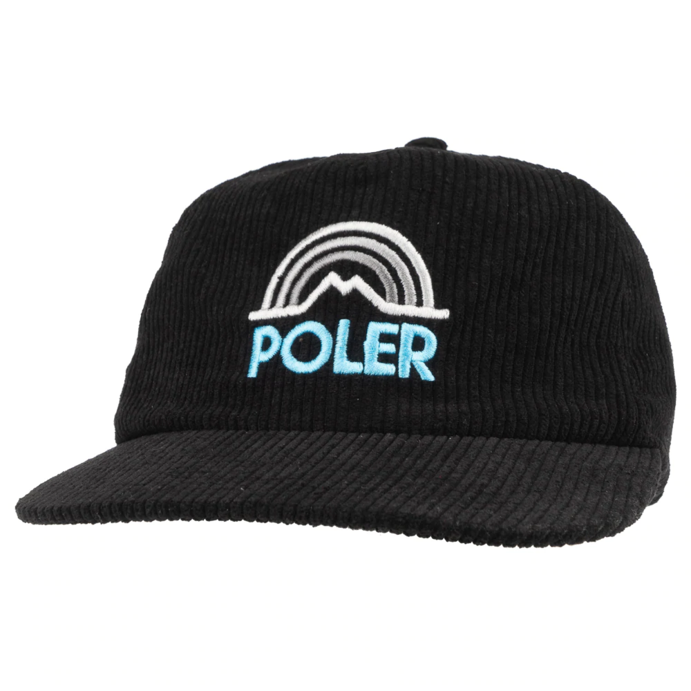 POLER Mountain Rainbow Hat - Black