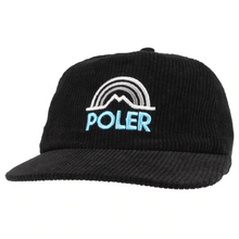 Load image into Gallery viewer, POLER Mountain Rainbow Hat - Black