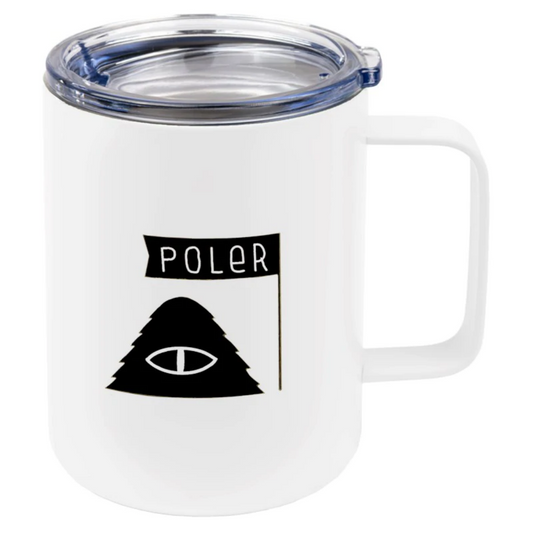 POLER Insulated Mug 350ml White **Limited Stock**