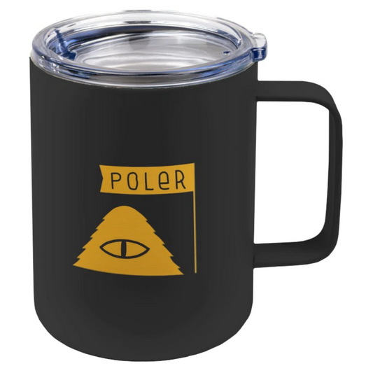 POLER Insulated Mug 350ml Black **Limited Stock**