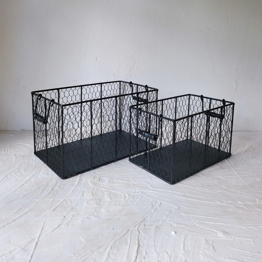 MARTHA'S VINEYARD Amiens Wire Baskets - Set of 2