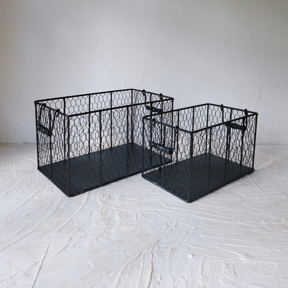 Load image into Gallery viewer, MARTHA&#39;S VINEYARD Amiens Wire Baskets - Set of 2