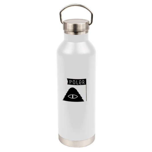 POLER Insulated Water Bottle 591ml White **Limited Stock**