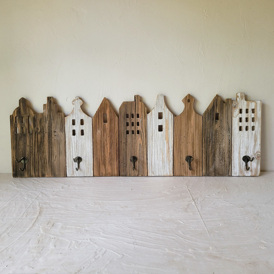 MARTHA'S VINEYARD Dutch Houses  Wall Hook - Large