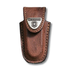 Load image into Gallery viewer, VICTORINOX Leather Classic Belt Knife Pouch - Brown - 4.0531