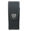 VICTORINOX Leather Belt Knife Pouch - Black - 4.0833.L