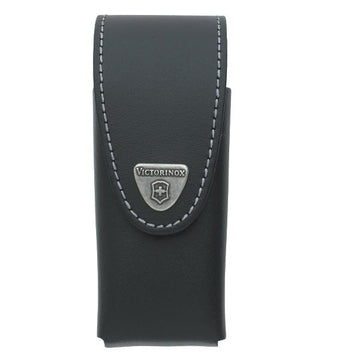 VICTORINOX Leather Belt Knife Pouch - Black - 4.0833.L
