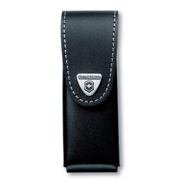 VICTORINOX Leather Belt Knife Pouch - Black - 4.0524.3