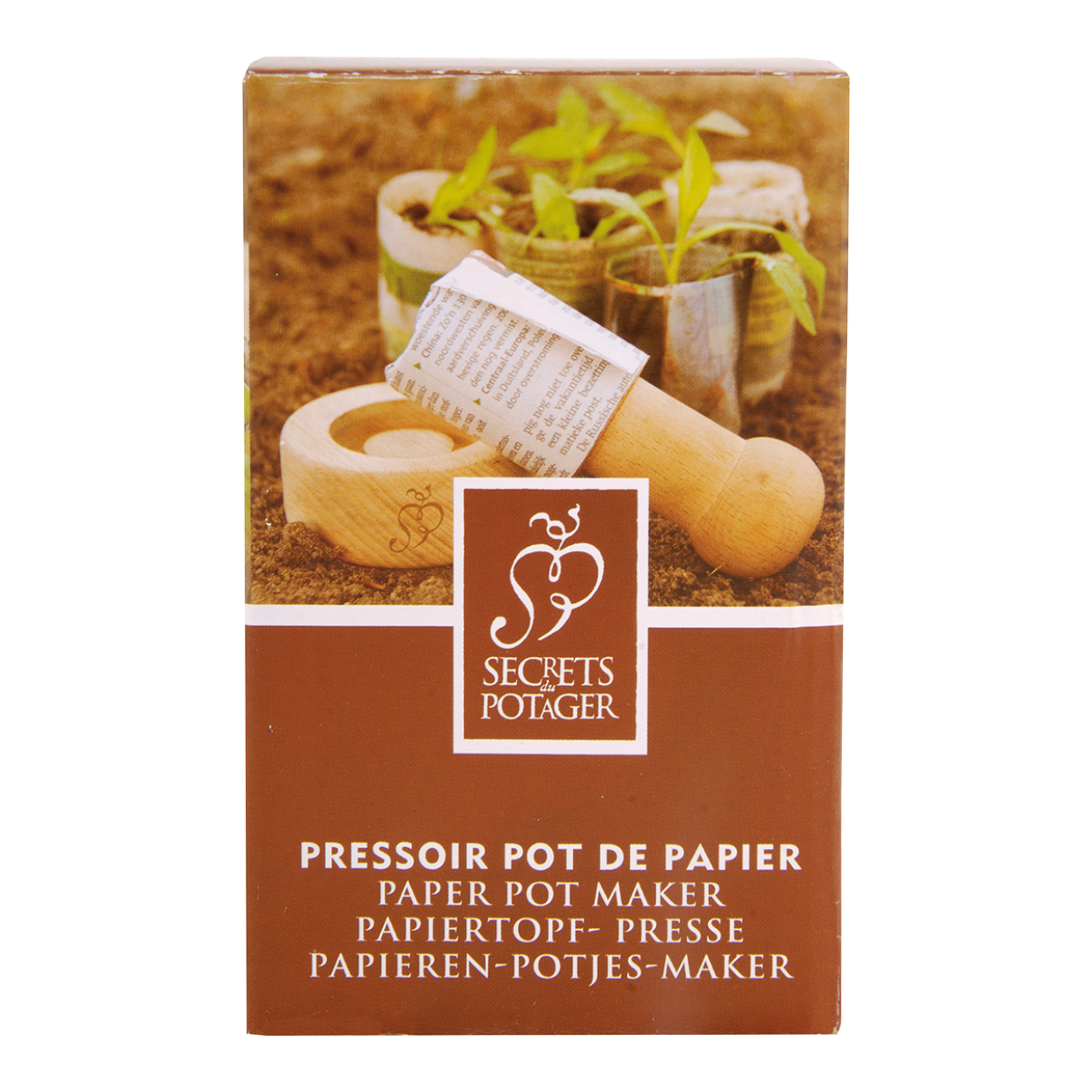 Load image into Gallery viewer, ESSCHERT DESIGN &#39;Secrets du Potager&#39; Paper Pot Maker