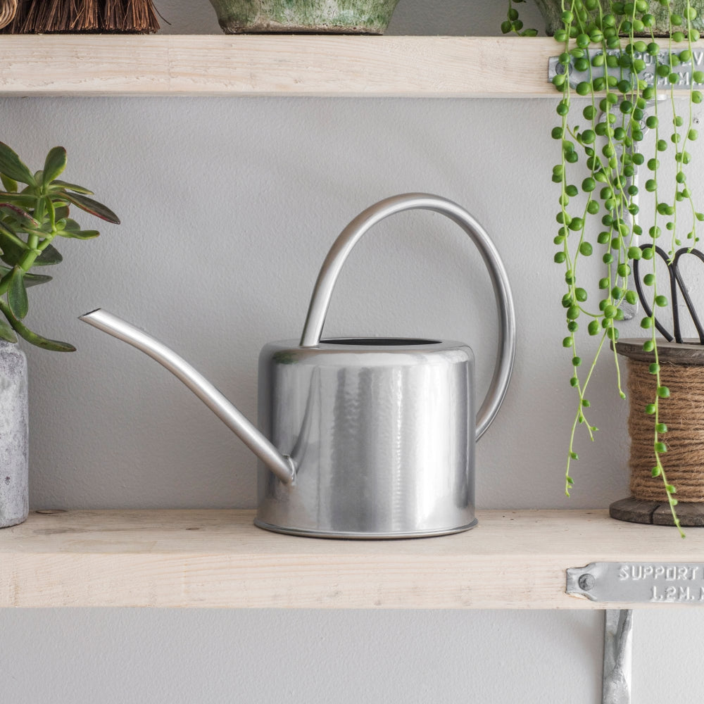 Load image into Gallery viewer, GARDEN TRADING Indoor Plant Watering Can 1.9 Litre - Galvanized