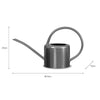 GARDEN TRADING Indoor Plant Watering Can 1.9 Litre - Galvanized