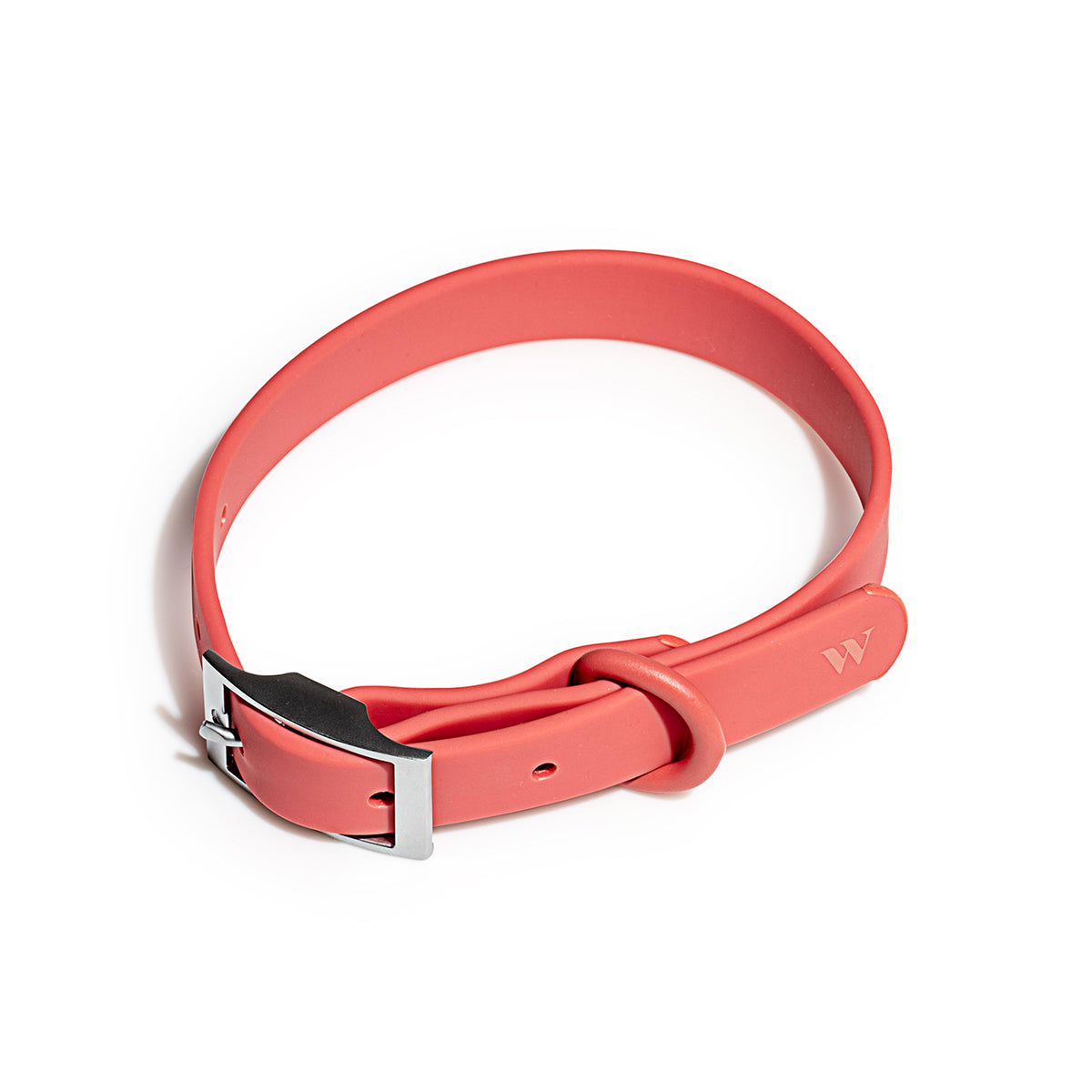 WILD ONE Dog Collar Large - Coral Red