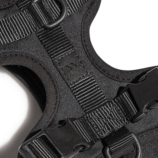 WILD ONE Dog Harness Medium - Black **CLEARANCE**