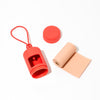 WILD ONE Dog Poop Bag Carrier - Coral Red **CLEARANCE**