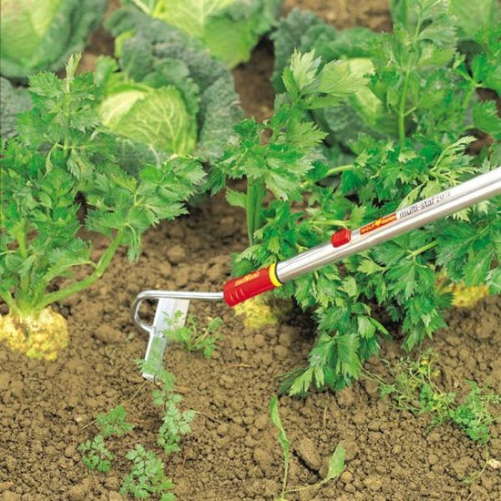 WOLF GARTEN Floral Hoe in use