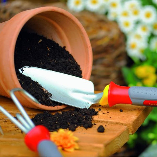 Transplanting with WOLF GARTEN | Narrow Planting Trowel