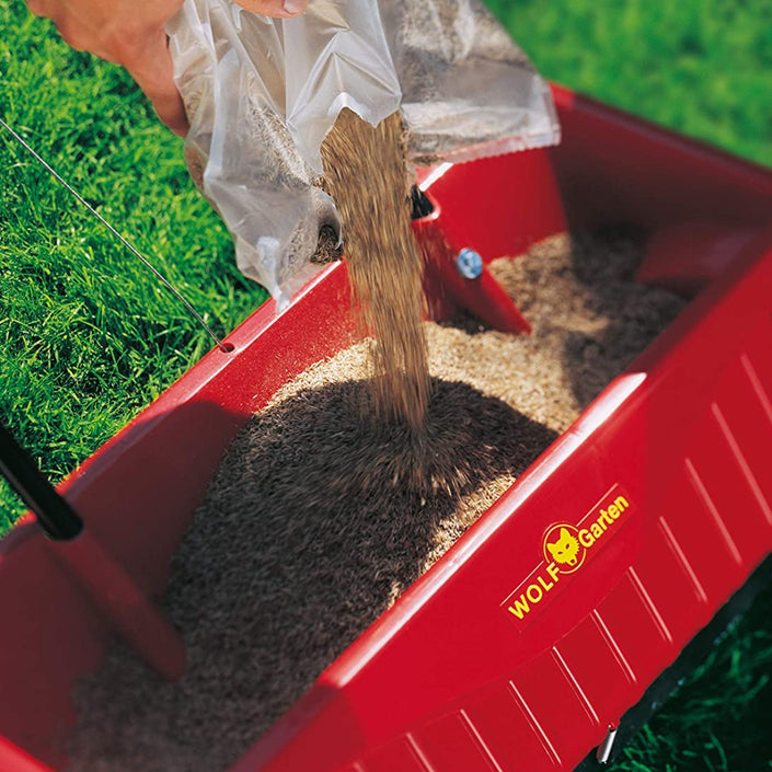 WOLF GARTEN Lawn Fertilizer Spreader / Seed Drill WE-430