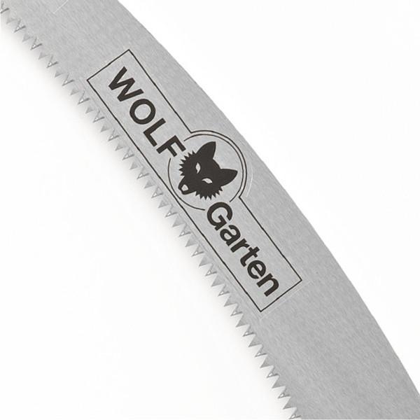 Closed up of WOLF GARTEN Multi-star Professional Pruning Saw - PRO 370 blade