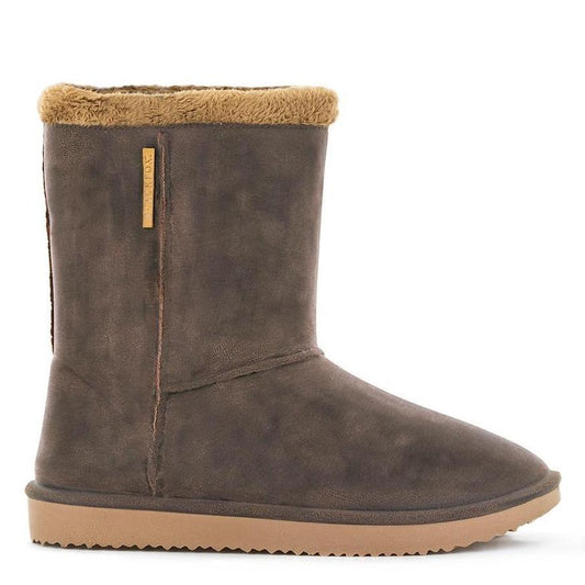 BLACKFOX Cheyenne Adult Waterproof Fur Lined Outdoor Gumboot - Brown**LIMITED STOCK**