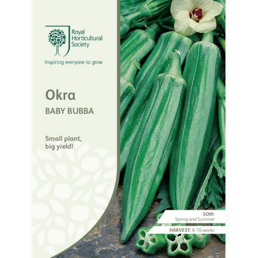 ROYAL HORTICULTURAL SOCIETY Seeds - Okra Baby Bubba
