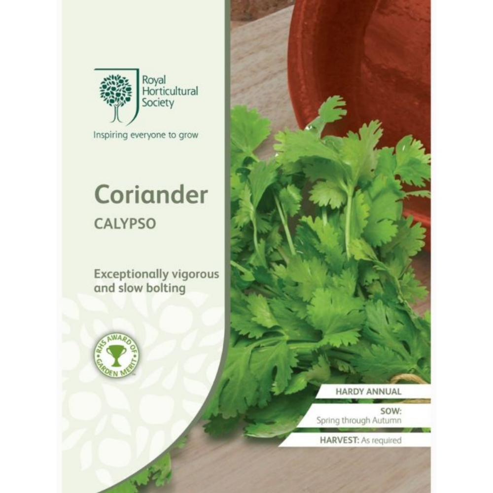 ROYAL HORTICULTURAL SOCIETY Seeds - Coriander Calypso