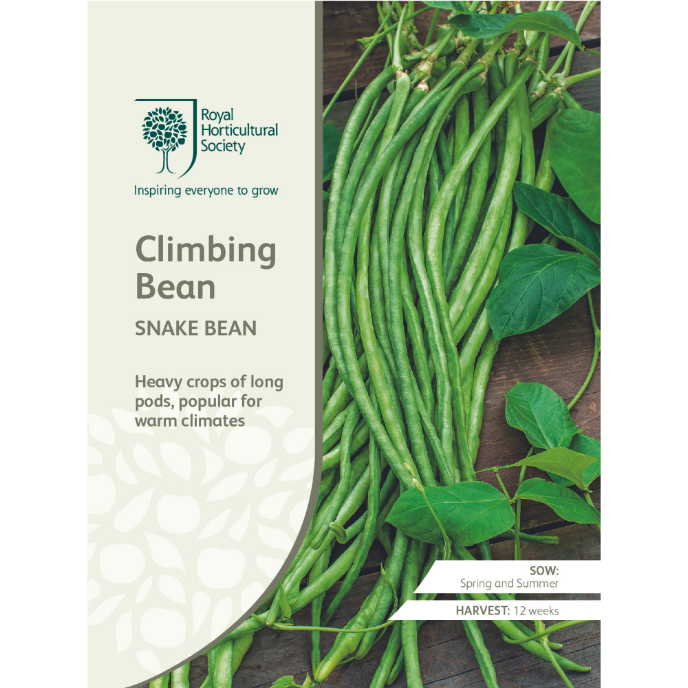 ROYAL HORTICULTURAL SOCIETY Seeds - Climbing Snake Bean