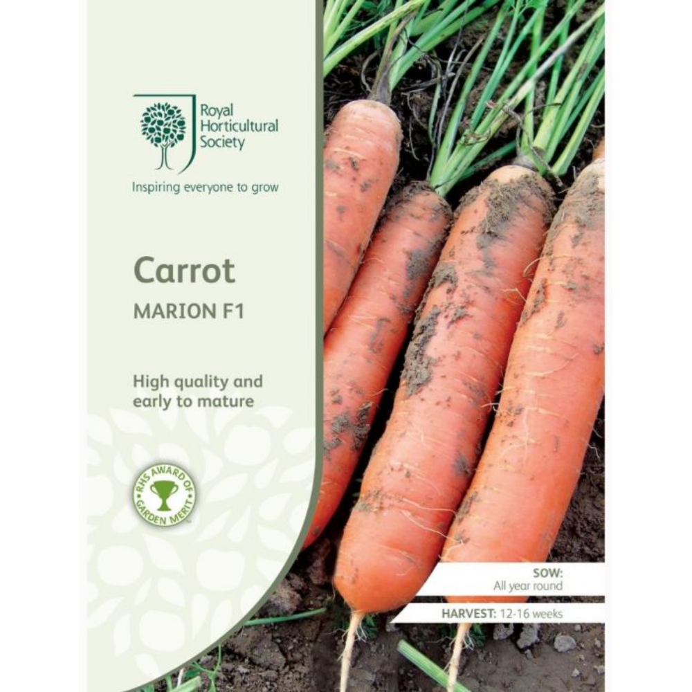 ROYAL HORTICULTURAL SOCIETY Seeds - Carrot Marion F1