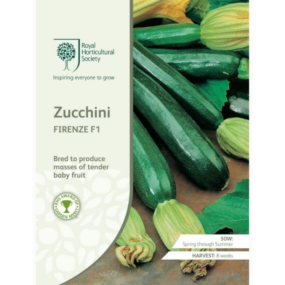 ROYAL HORTICULTURAL SOCIETY Seeds - Zucchini Firenze F1