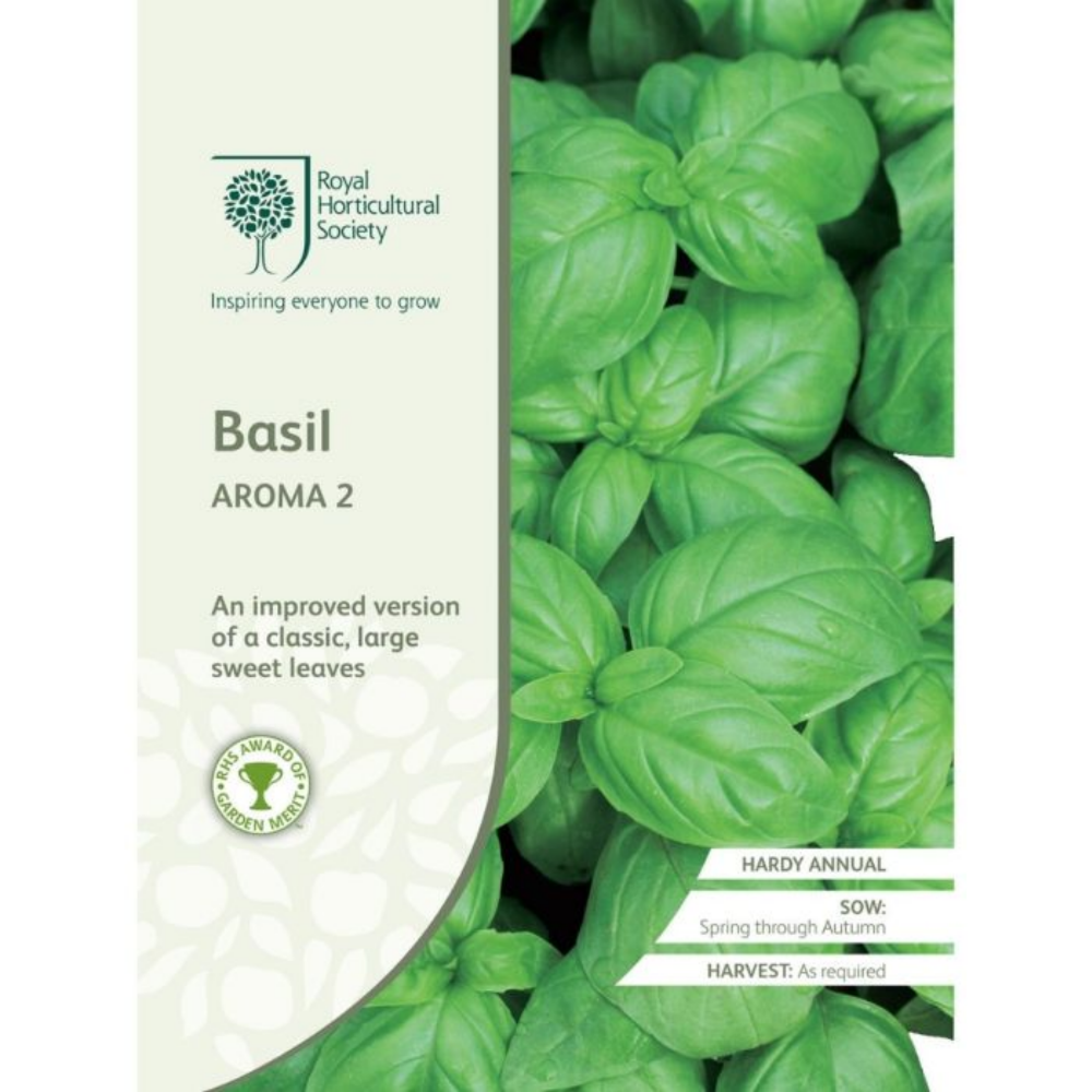 ROYAL HORTICULTURAL SOCIETY Seeds - Basil Aroma 2