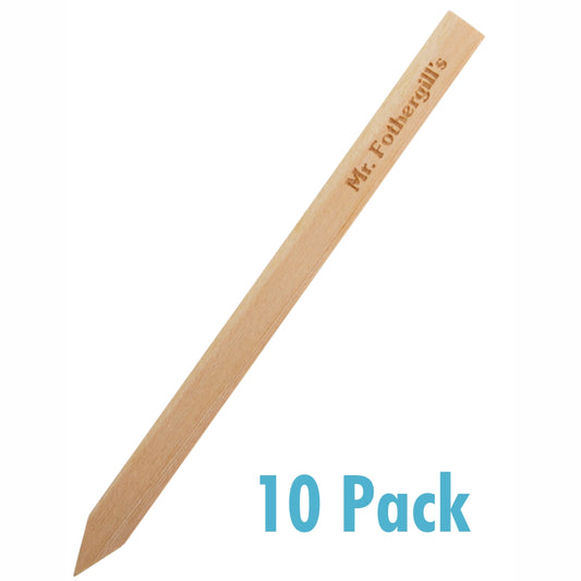 MR FOTHERGILLS Wooden Plant Tags - Pack of 10