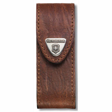 VICTORINOX Leather Belt Pouch Large - Brown (05691) 4.0543