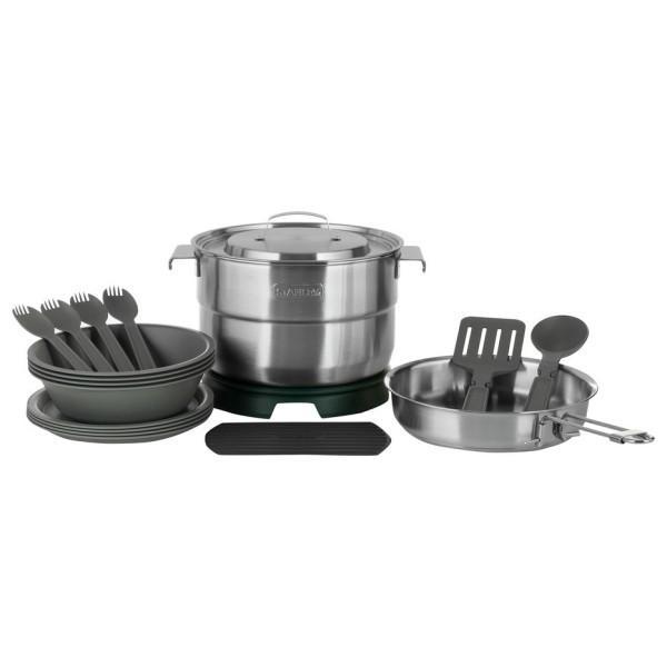STANLEY ADVENTURE Base Camp Cook 21pc - set for 4 people - Brushed Stainless Steel