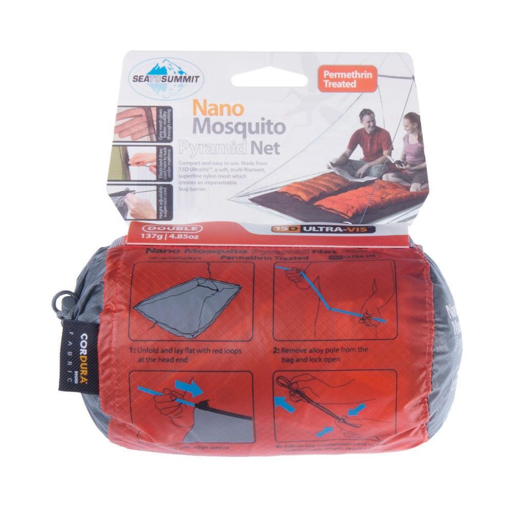 SEA TO SUMMIT NANO Lightweight Mosquito Net Pyramid Tent -Double Permethrin