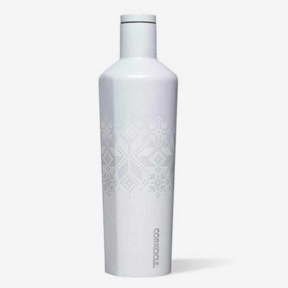 CORKCICLE | Stainless Steel Insulated Canteen 25oz (740ml) - FairIsle White Unicorn Magic