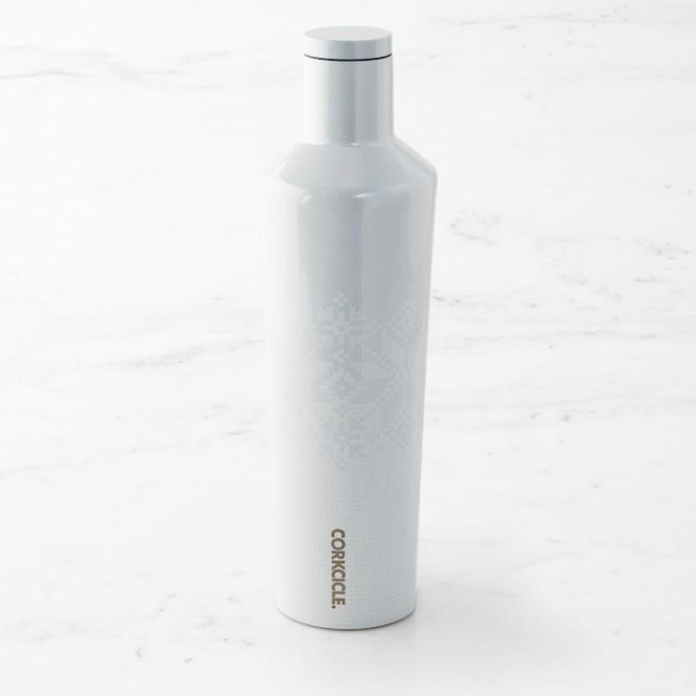 Load image into Gallery viewer, CORKCICLE | Stainless Steel Insulated Canteen 25oz (740ml) - FairIsle White Unicorn Magic