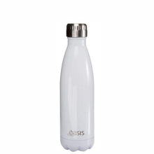 Load image into Gallery viewer, OASIS Water Bottle 500ml Stainless Insulated - White