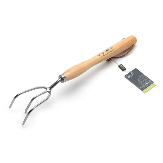 BURGON & BALL Mid Handled Garden Claw - RHS Endorsed