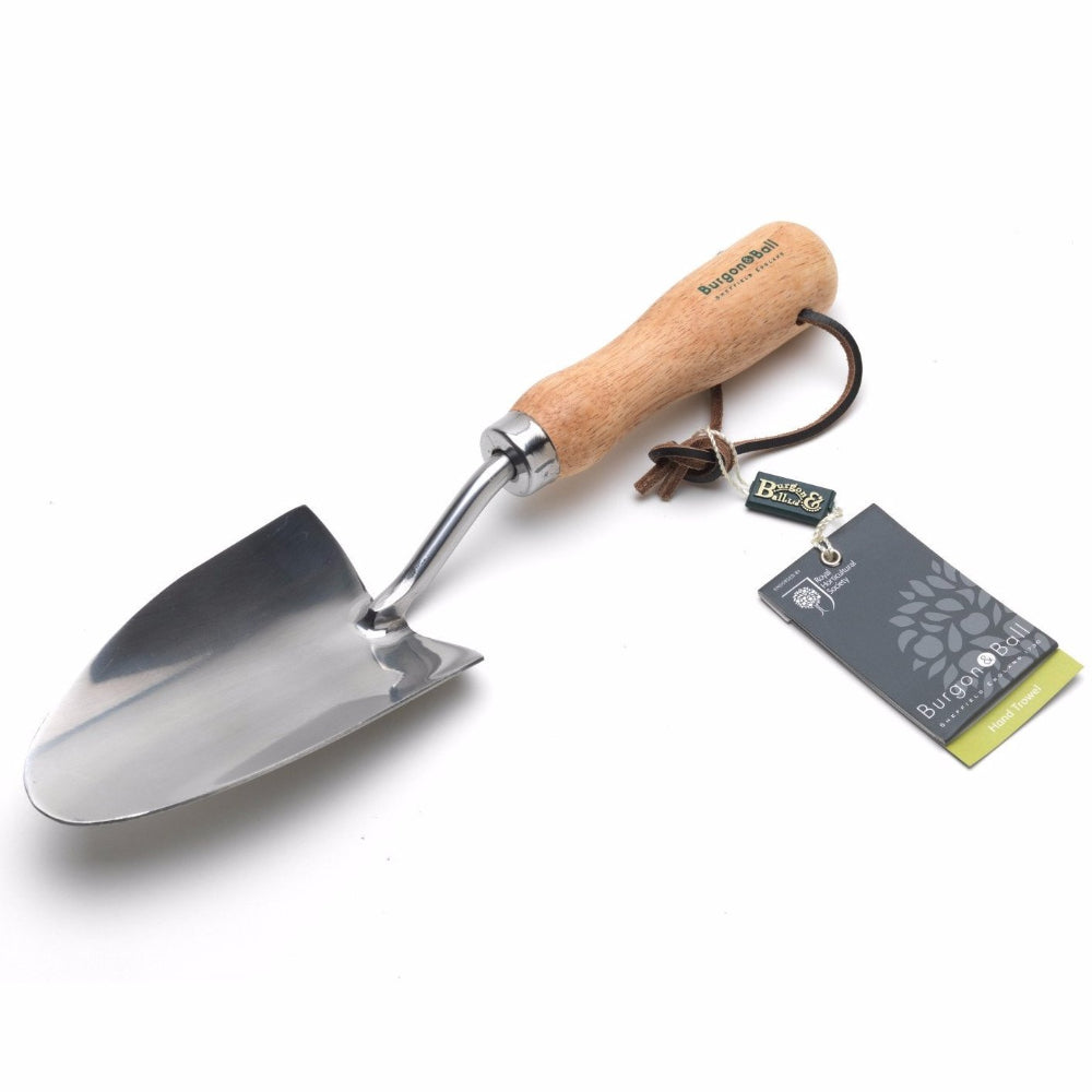 BURGON & BALL  |  Hand Trowel - Stainless RHS Endorsed