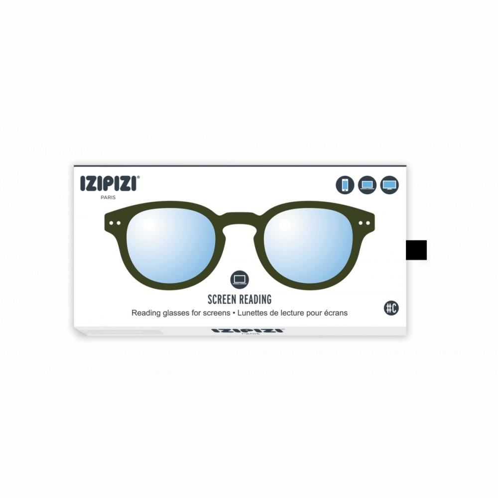 Load image into Gallery viewer, IZIPIZI PARIS Adult SCREEN Glasses - STYLE #C - Khaki Green