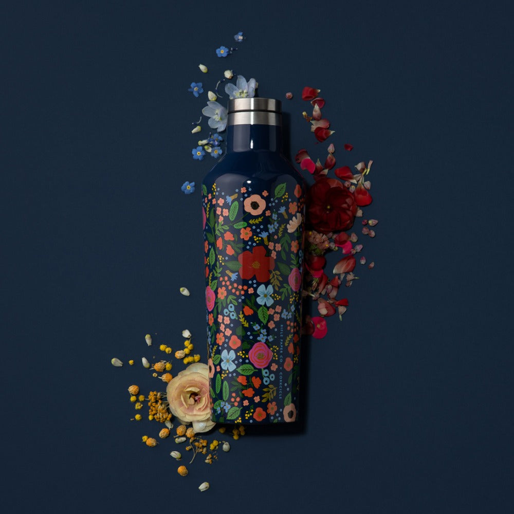 CORKCICLE x RIFLE | Stainless Steel Insulated Canteen 16oz (470ml) - Wild Rose