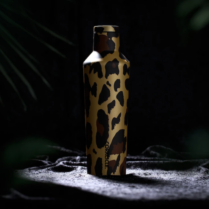 CORKCICLE | Stainless Steel Insulated Luxe Canteen 16oz (475ml) - Leopard 