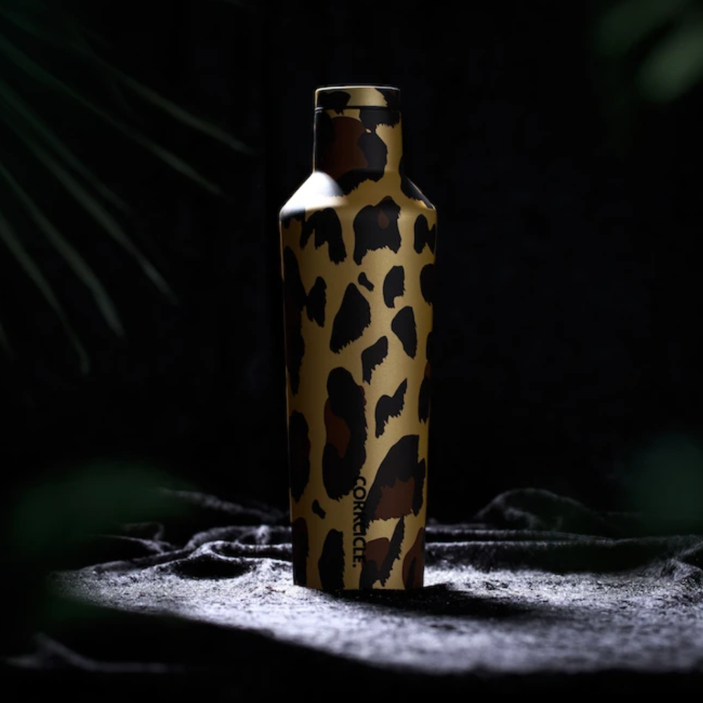 Load image into Gallery viewer, CORKCICLE | Stainless Steel Insulated Luxe Canteen 16oz (475ml) - Leopard 