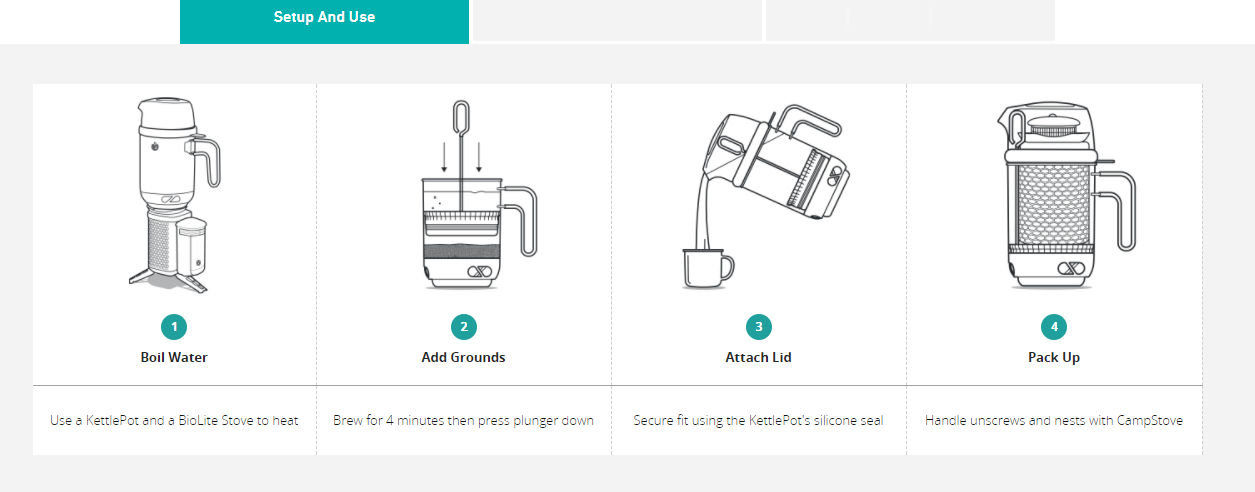 Load image into Gallery viewer, BIOLITE Coffee Press diagram