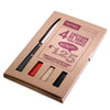 OPINEL N125 'Bon Appetit' Table Knife 4 Piece Set (Loft)