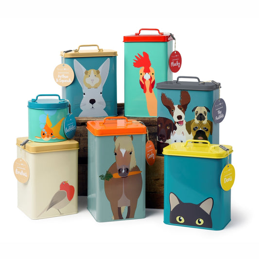 BURGON & BALL Creaturewares Dog Food Tin - "The Rabble"