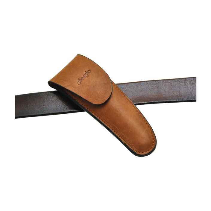 DEEJO Leather Belt Sheath to suit 37G Knife - Natural